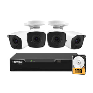 4K Vision Ultra  8 Channel DVR Security System with 1TB HDD & 4 Cameras (Certified Open Box)