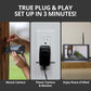 EXCLUSIVE BUNDLE: PHOENIXHD Non-WiFi Plug-in Power Security System with 10.1” HD Monitor & 2 Cameras