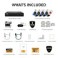 EXCLUSIVE BUNDLE: AI POWERED Sentinel 4K PTZ PoE NVR Security System, 4 Cameras, 1TB HDD