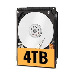 Pre-Installed 4TB HDD Upgrade