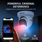 AI POWERED Sentinel Pro Turret 4K Wired 8CH NVR PoE Security System, 8 Metal Cameras & 1TB HDD