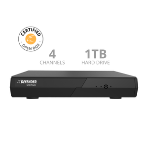 Sentinel 4K 4 Channel NVR with 1TB HDD (Certified Open Box)