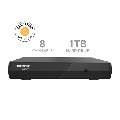 Sentinel 4K 8 Channel NVR with 1TB HDD (Certified Open Box)